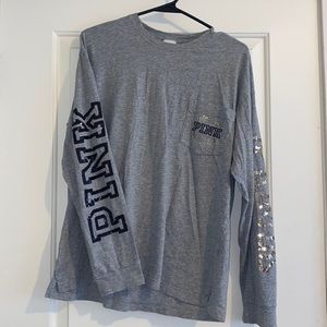 Pink long sleeve tee